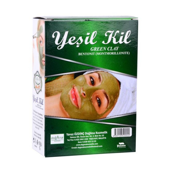 naturalköyürünleri YEŞİL KİL 200 GR