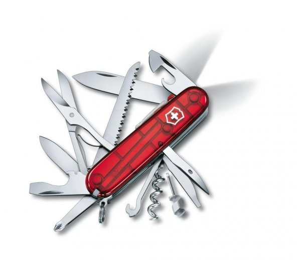 Victorinox Huntsman Lite 1.7915.T Kırmızı İsviçre Çakısı 91mm 21F