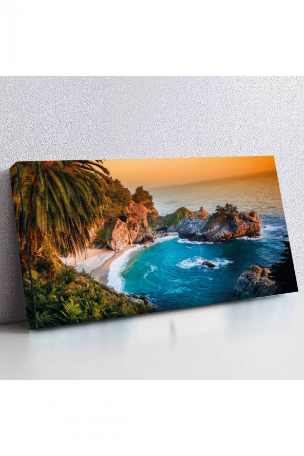120X60 KANVAS KOY MANZARA TABLOSU