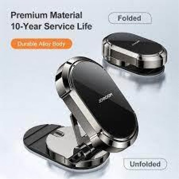 Joyroom Katlanabilir Manyetik Mıknatıslı Araç Telefon Tutacağı - Resim 3