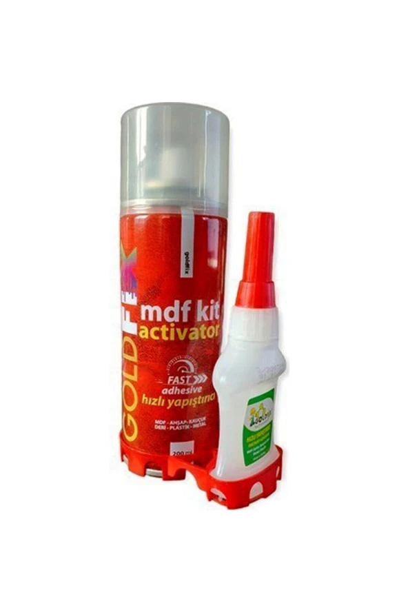 GOLDFİX Mdf Kıt Hızlı Yapıştırıcı Ikili Set 200ml