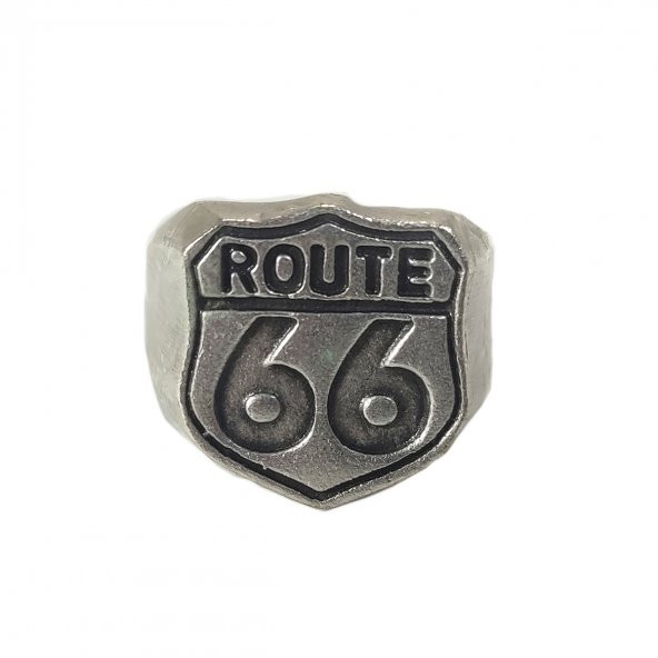 Route 66 Gümüş Kaplama Ayarlanabilir Yüzük