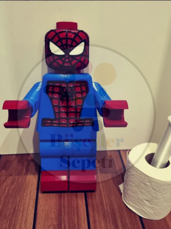 Lego Spider-Man Tuvalet Kağıdı Tutucu