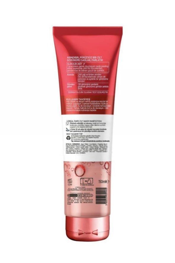 Loréal Paris Revitalift Cilt Yenileme Etkili Temizleme Jeli 150 Ml- Glikolik Asit - 2