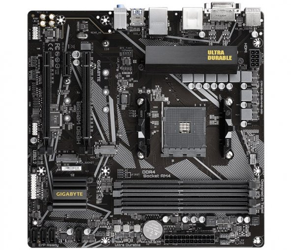 Gigabyte B550M-DS3H AMD B550 4400 MHz (OC) DDR4 Soket AM4 mATX Anakart - 2