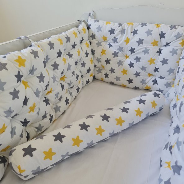 70x130 ÇİFT YÖNLÜ BEŞİK KENAR KORUMA 45cm YÜKSEKLİK (YILAN YASTIK HEDİYELİ)