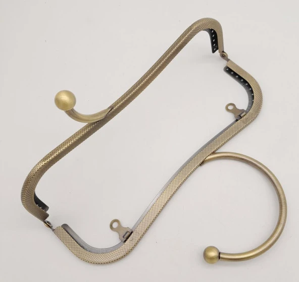 Angel Çanta Aksesuar 22 cm Bilezik Model Çanta Klipsi Çanta Bursu Antik Metal - 2