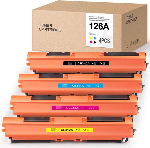 Hp Color LaserJet CP1025 Muadil Toner Takım