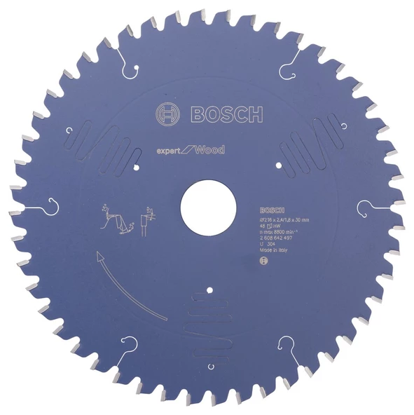 Bosch - Expert Serisi Ahşap için Daire Testere Bıçağı 216*30 mm 48 Diş