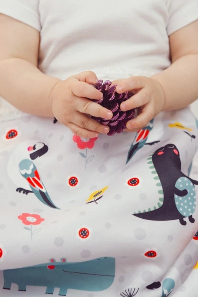 Fluffy Bebek Battaniyesi 80x100 Cm Animal Kundak Puset Çift Taraflı Koyun Tüyü Battaniye 100x80 - 3