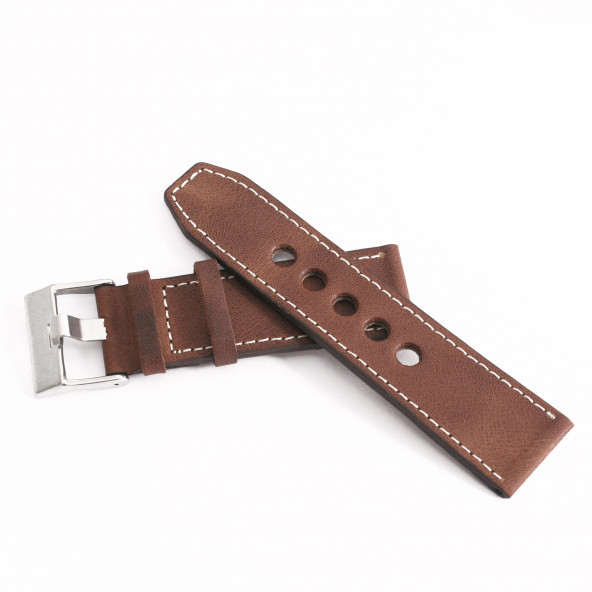 FADO HAKİKİ DERİ   BÜYÜK  DELİKLİ  SPOR  26  MİLİM  SAAT KAYIŞI  3 ürün görseli