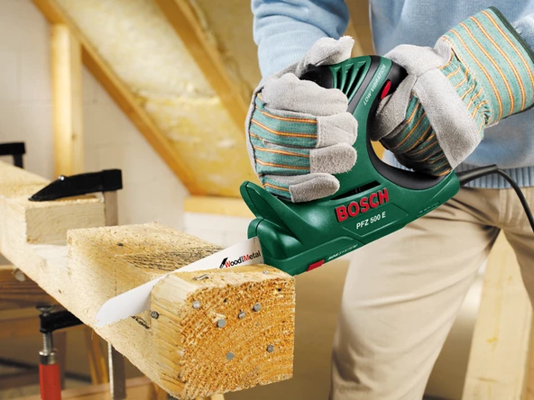 Bosch - 3 Parçalı PFZ 500 E Uyumlu Karışık Panter Testere Bıçağı Seti - M 1142 H, M 3456 XF; M 1122 EF - 3