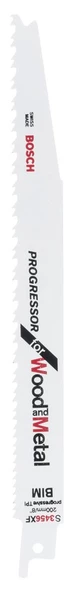 Bosch - Progressor Serisi Ahşap Ve Metal için Panter Testere Bıçağı S 3456 XF - 25'li