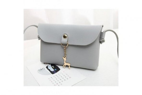 Suni Deri Çapraz Çanta Siyah - 2