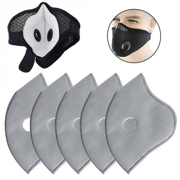 Toz Geçirmez Yüz Maske Filtresi 5 Adet - 3