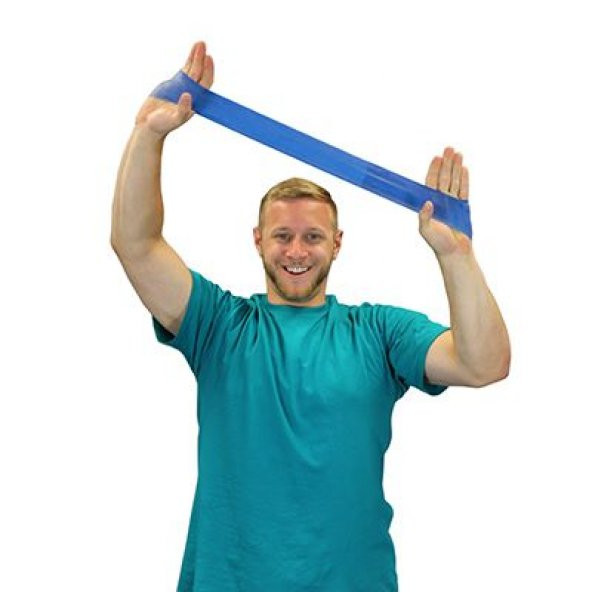 CanDo® Egzersiz Bandı Exercise Band Loop 76cm Mavi Sert 10-5254