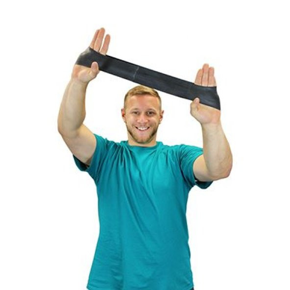 CanDo® Egzersiz Bandı Exercise Band Loop 76cm Siyah X-Sert 10-525
