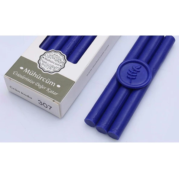 Mühür Mumu Çubuk 11mmx120mm 10 lu Paket Model: 307 PARLİAMENT MAVİ ürün görseli