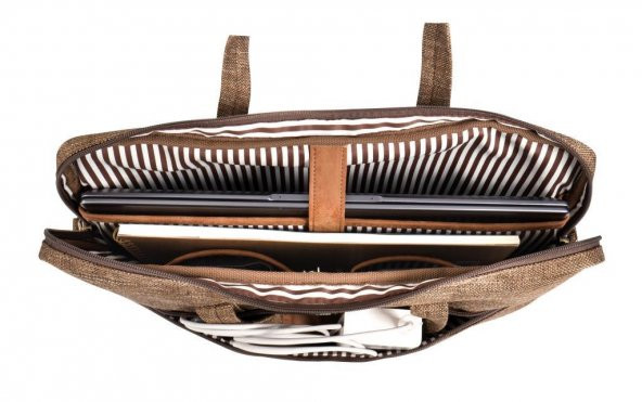 Minbag Jr Jane 13" Laptop Çantası Kahverengi - 3