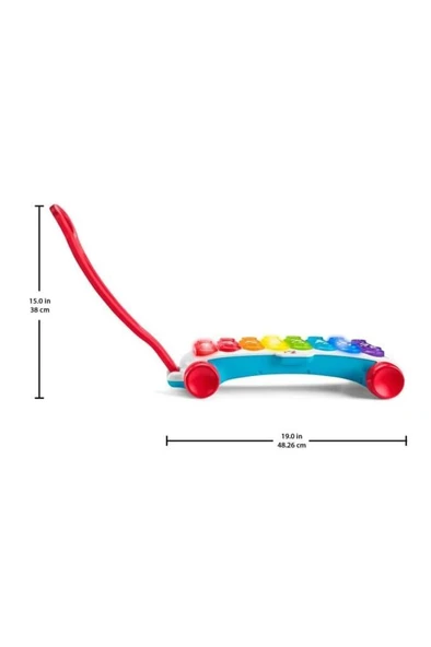 Fisher Price Bebekler İçin Işıklı,Sesli Dev Ksilofon - 3