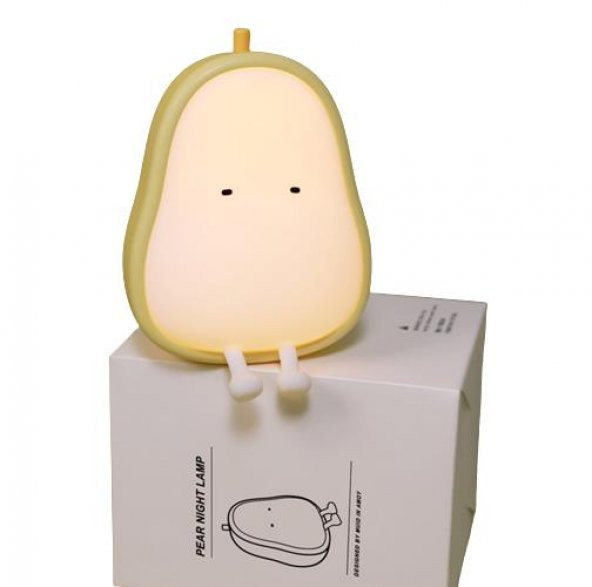 Çocuklar için Silikonlu USB Şarj Edilebilir LED Gece Lambası - 5