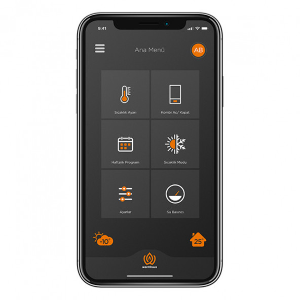 Warmhaus Recowa Kablosuz Programlanabilir Wifi Oda Termostatı - 5
