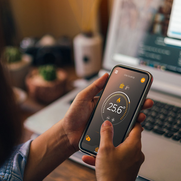 Warmhaus Recowa Kablosuz Programlanabilir Wifi Oda Termostatı - 8