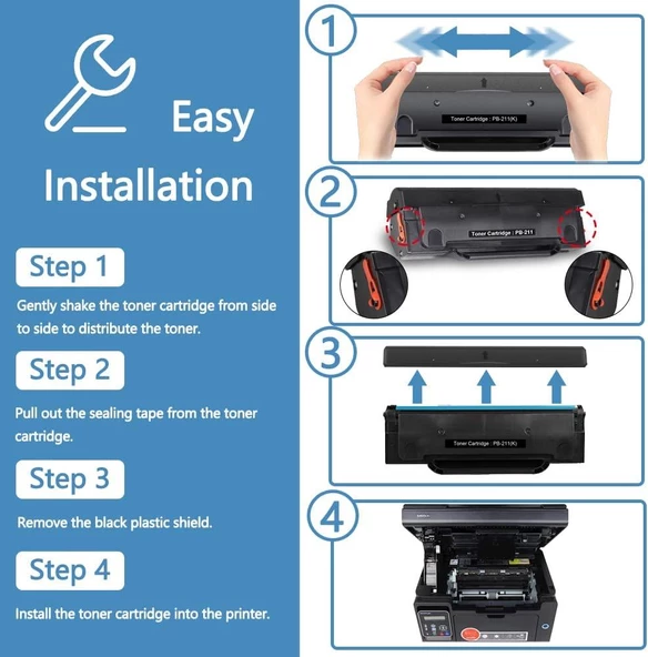 Pantum PA210 Uyumlu Toner / P2200 / P2500 / M6500 / M6550 / M6600 - 7