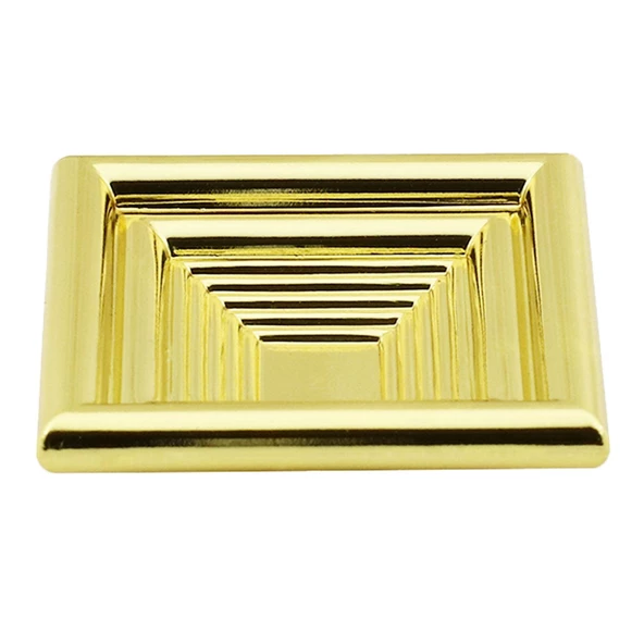 Prenses Kare Mobilya Çekmece Mutfak Kapak Dolap Dolabı Kulpu Kulbu 32 Mm Gold Sert Plastik Kulpları - 5