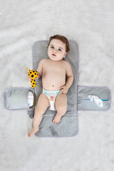 Bebek Alt Açma Minderi Bakım Çantası Unicorns - 4