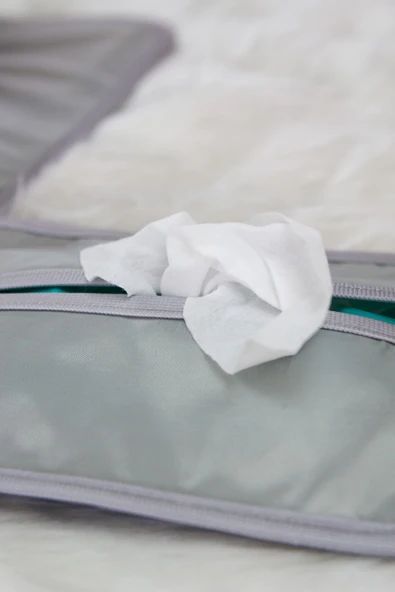 Bej Koala Bebek Alt Açma Minderi Bakım Çantası - 4