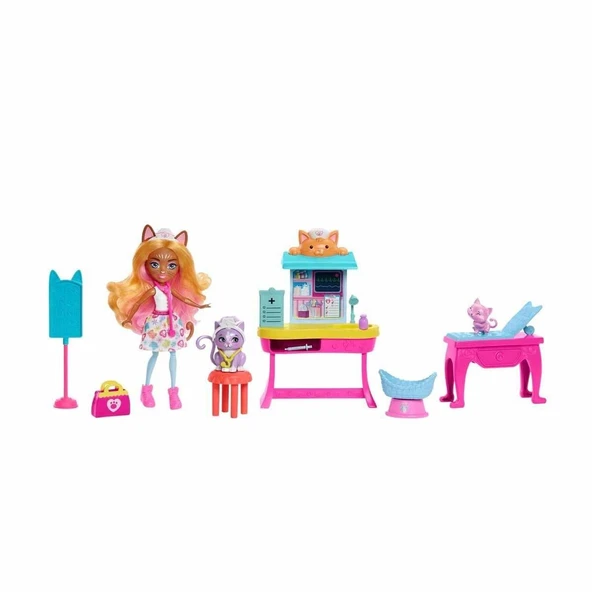 HLH22 Enchantimals Klinik Oyun Seti - 7