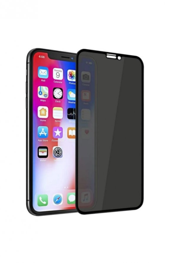 Three Star - 5D Pricay - İphone 6  6S - Hayalet Cam - Beyaz - Resim 2