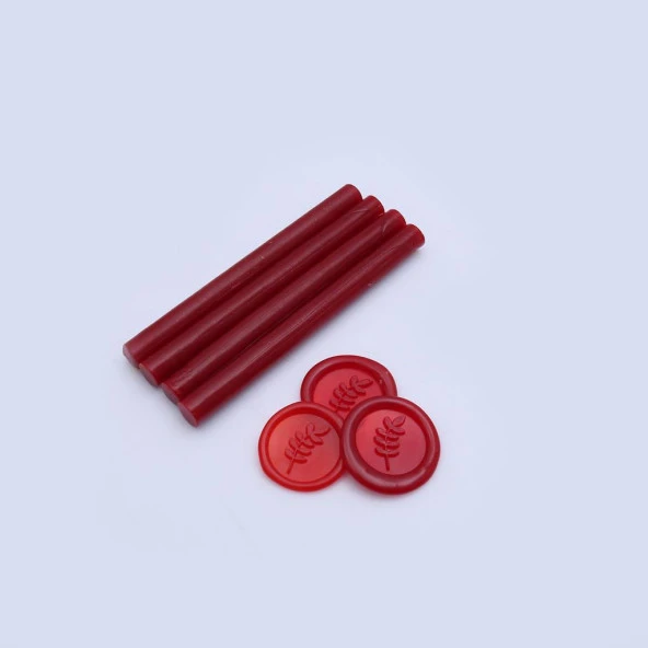 Mühür Mumu Çubuk 11mmx120mm 10 lu Paket Model: 315 KIZILCIK KIRMIZI - Resim 2