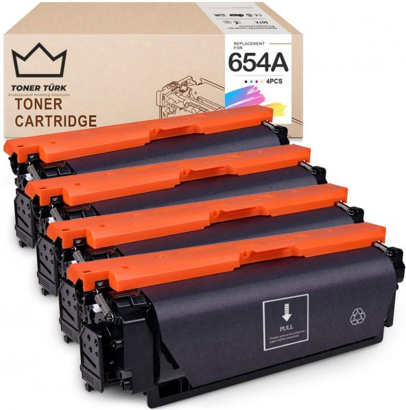 Hp Color Laserjet Enterprise M651dn Muadil Toner Takım / Hp 654A Muadil Toner ürün görseli 1