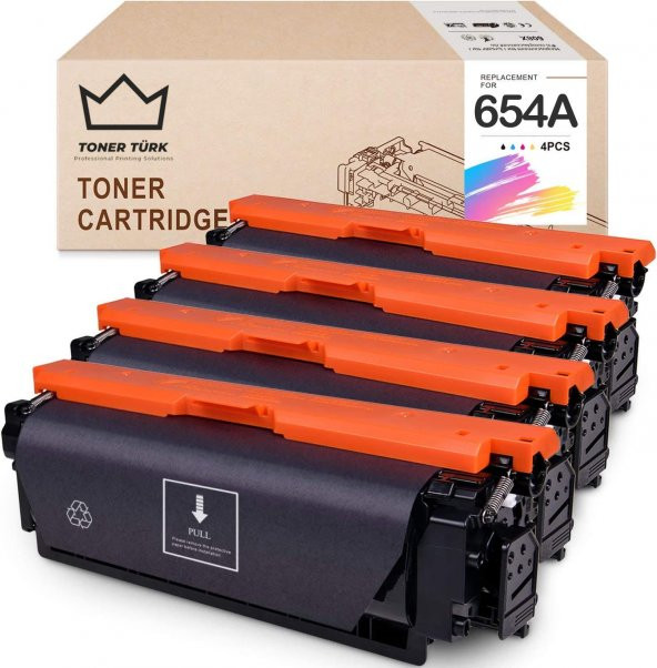 Hp Color Laserjet Enterprise M651dn Muadil Toner Takım / Hp 654A Muadil Toner - Resim 2