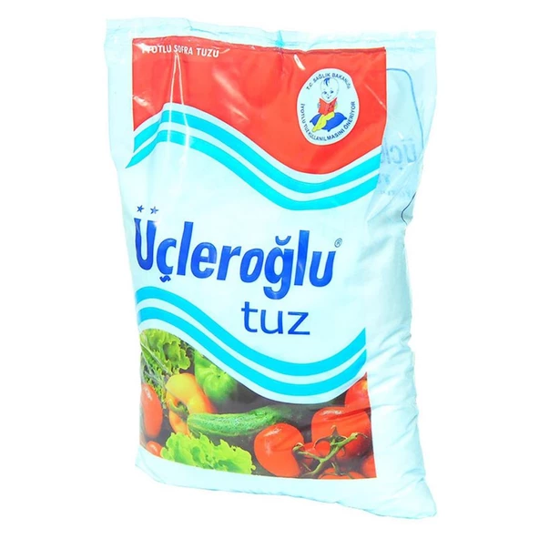 Üçleroğlu İyotlu Sofra Tuzu 1500Gr. 1.5 Kiloluk - 5