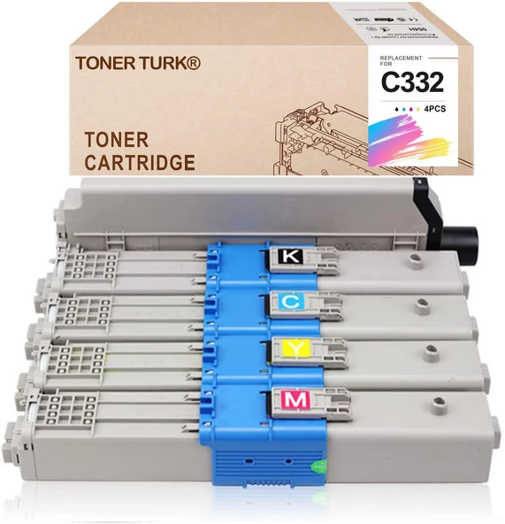 OKI C332dn Muadil Toner Takım