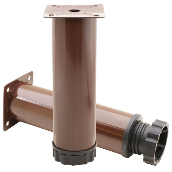 Mobilya Kanepe Koltuk Metal Ayarlanabilir Kahverengi Ayak 15 cm - 4