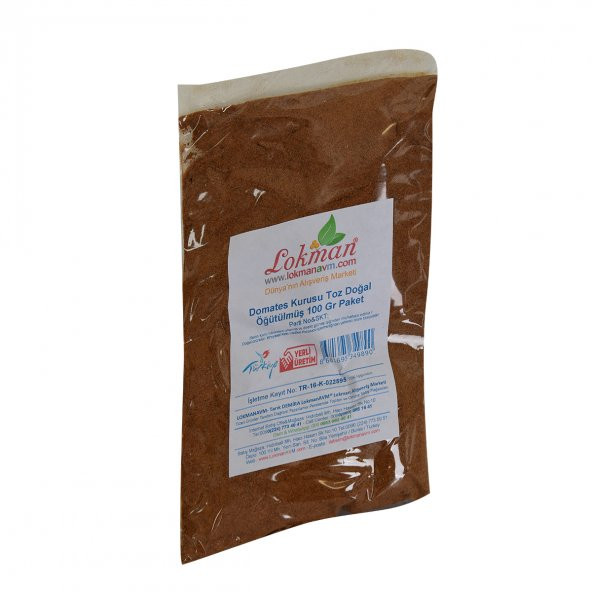 Domates Kurusu Toz Doğal Öğütülmüş 100 Gr Paket - 2