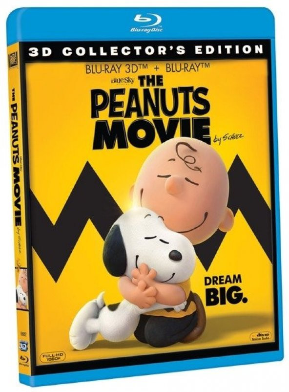 Snoopy ve Charlie Brown Peanuts Filmi 3D Blu-Ray 2 Disk Combo ürün görseli