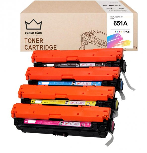 Hp LaserJet Enterprise 700 Color MFP M775dn Muadil Toner / Hp CE340A Set