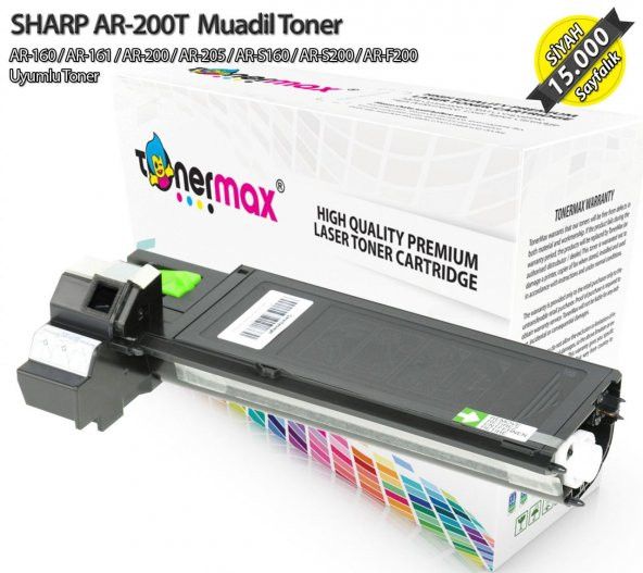 Sharp AR-200 / AR200 / ARF200 / ARM150 / ARM155 / ARS160 / ARS200 Muadil Toner