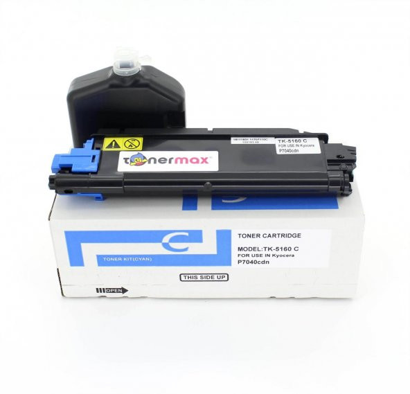 Kyocera TK-5160 C / Ecosys  P7040CDN Mavi Muadil Toneri - 3