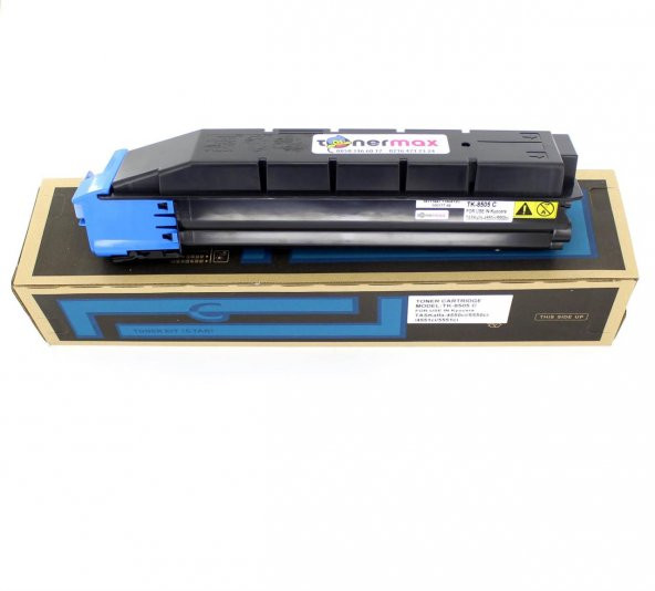 Kyocera TK-8505 C / TaskAlfa 4550 / 4551 / 5550 / 5551 Mavi Muadil Toner - Resim 3