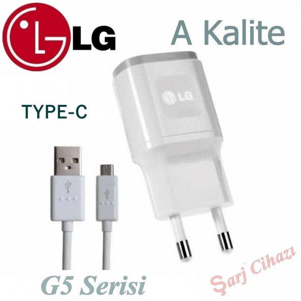 LG G5 Şarj Cihazı Başlık '' Data Kablosu Set Type-C