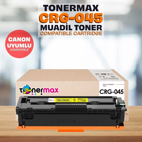 Canon CRG-045 Muadil Toner Sarı/ LBP611 / LBP613 / MF631 / MF633 / MF635 - 5