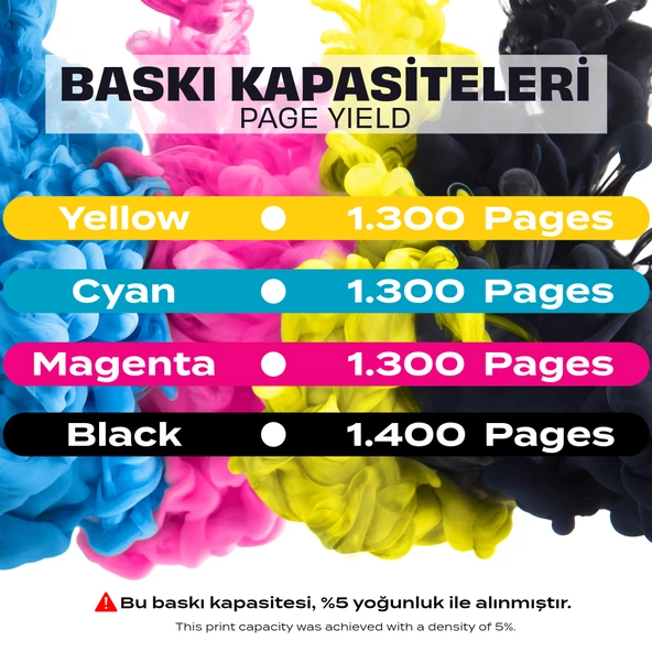 Canon CRG-045 Muadil Toner Sarı/ LBP611 / LBP613 / MF631 / MF633 / MF635 - 4