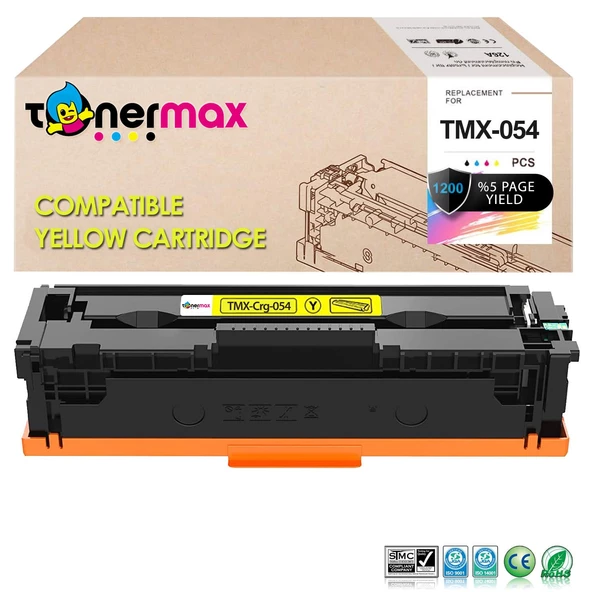 Canon CRG-054Y Sarı Muadil Toner /LBP-621Cw /LBP-640C /LBP-623Cdw /MF640C /MF641Cn /MF641Cw /MF642Cdw / MF643Cdw / MF644Cdw / MF645Cx/ MF654cx - Resim 2