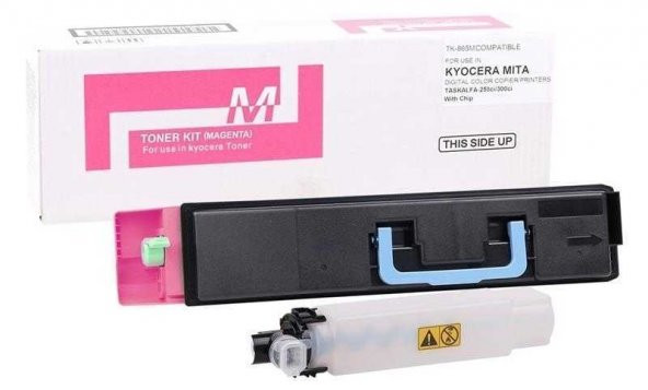 Kyocera Mita TK-865 / TASKalfa 250ci / 300ci Kırmızı Muadil Toneri